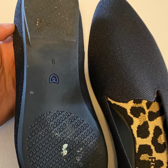 Rothy's Black and Blue Loafers - Picture 6 of 6